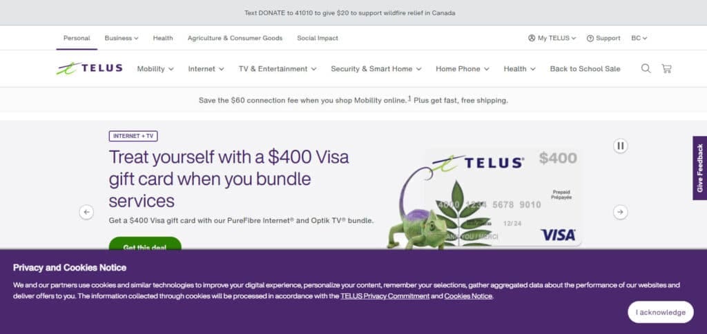 Telus Dividend Stocks Canada