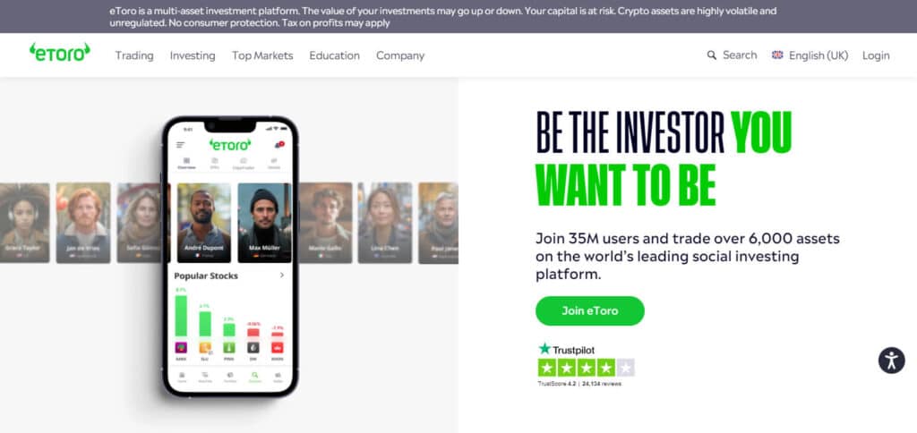 eToro Crypto Exchanges In Mexico