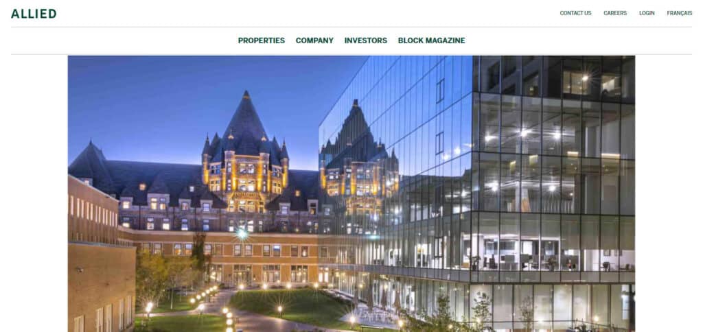 Allied Properties REIT Dividend Stocks Canada