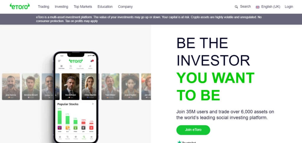 10 Best PayPal Crypto Exchanges In 2026 5 eToro PayPal Crypto Exchange