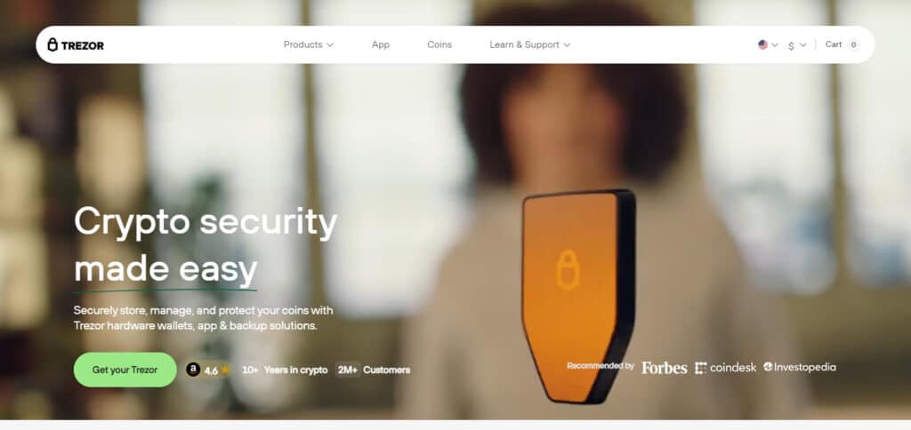 10 Best Tezos Wallets In 2024: Hardware & Software Wallets 3 Trezor One