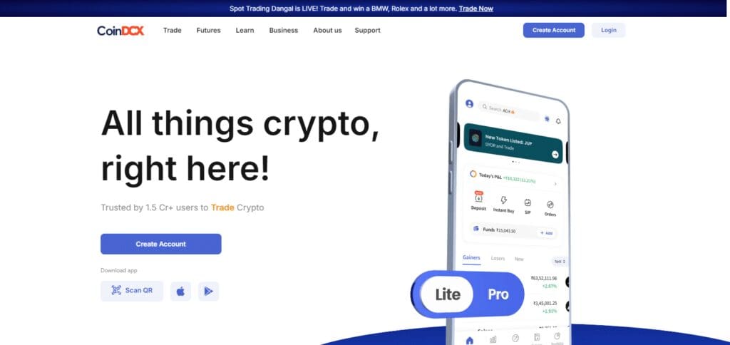 What is CoinDCX Exchange?