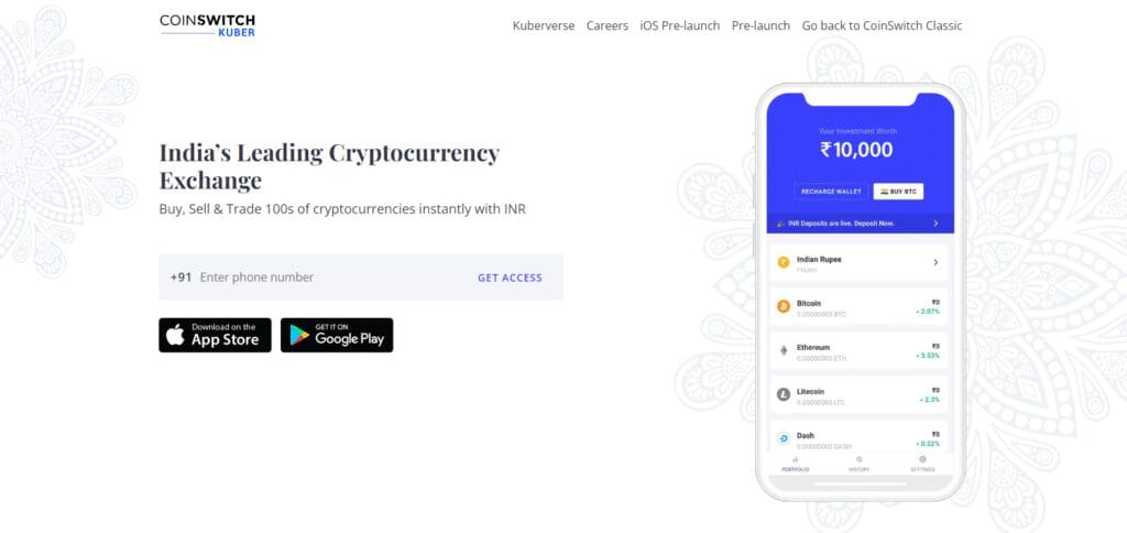 What is CoinSwitch Kuber?