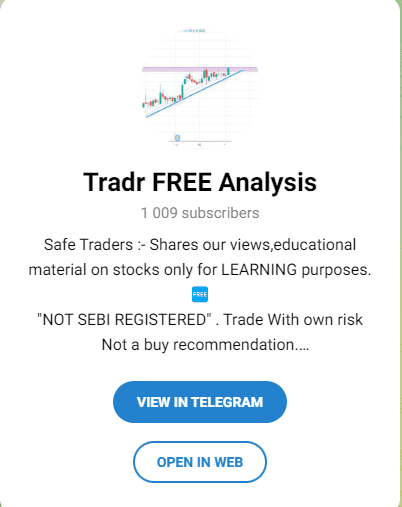 Elite Traders Telegram Channel For Stock Market 
