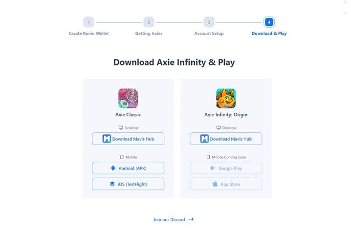 After choosing and buying your Axies, download the Axie Infinity game onto your PC. This guide covers only the computer version of it.