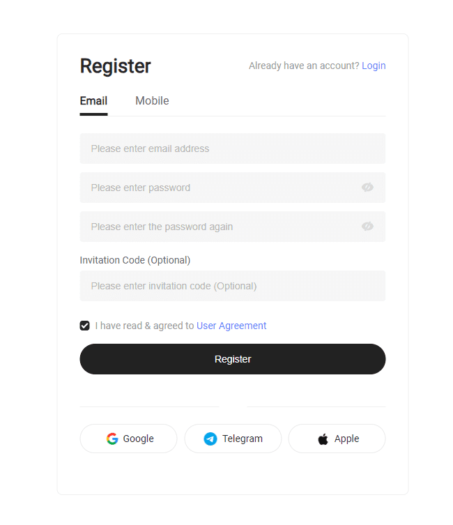Subscribe: Simply select either “Register” or “Sign Up” option.