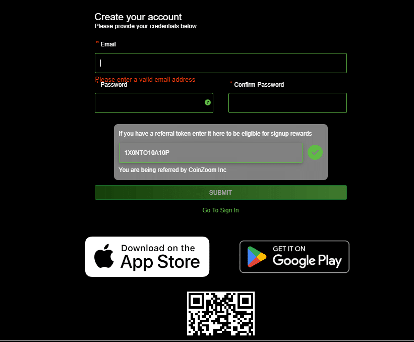 CoinZoom Exchange Review: Features & Pros & Cons For 2024 3 Click on “Sign Up”: Find and click on “Sign Up” button located on the homepage or app.