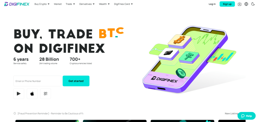 DigiFinex Neo Coin Exchange
