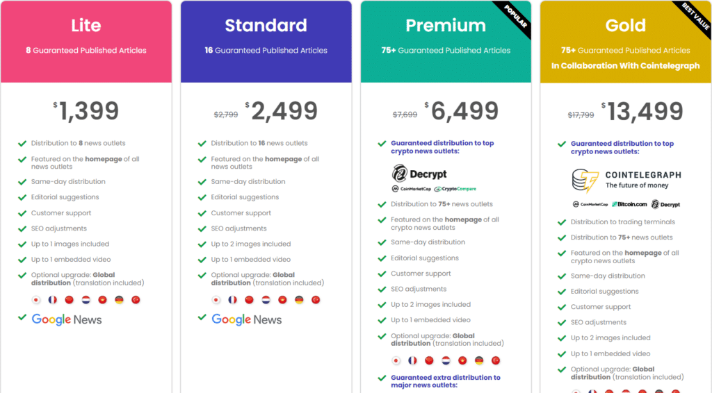 Pricing