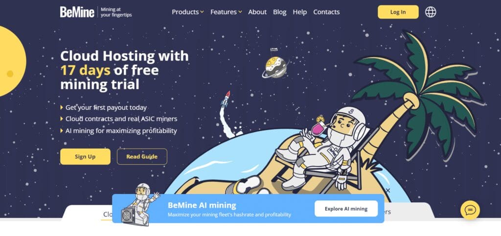 BeMine Bitcoin Mining Platform