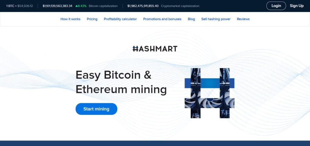 Hashmart Bitcoin Mining Platform