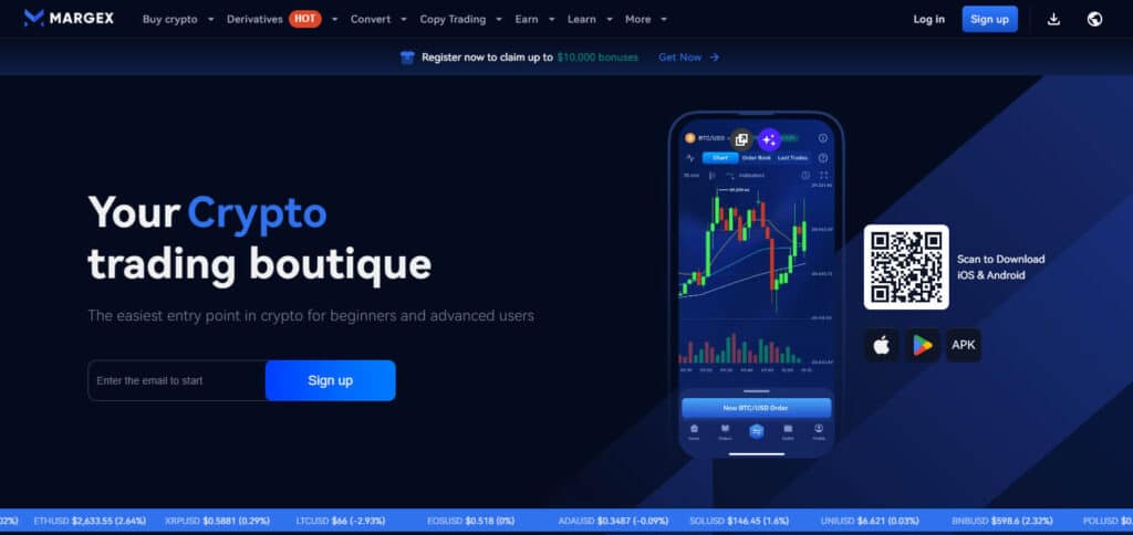 Margex Wallet ERC20 Compatible Wallets