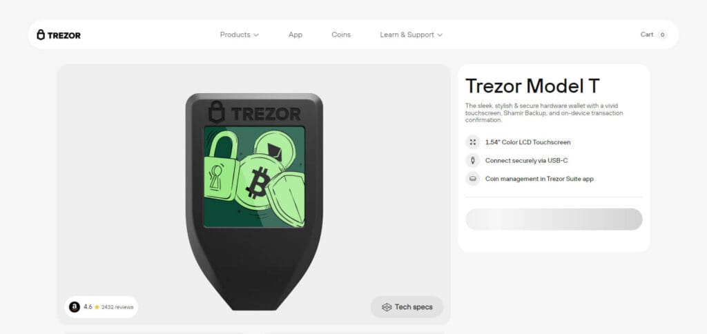 10 Fintechzoom Best Crypto Wallet 3 Trezor Model T fintechzoom best crypto wallet