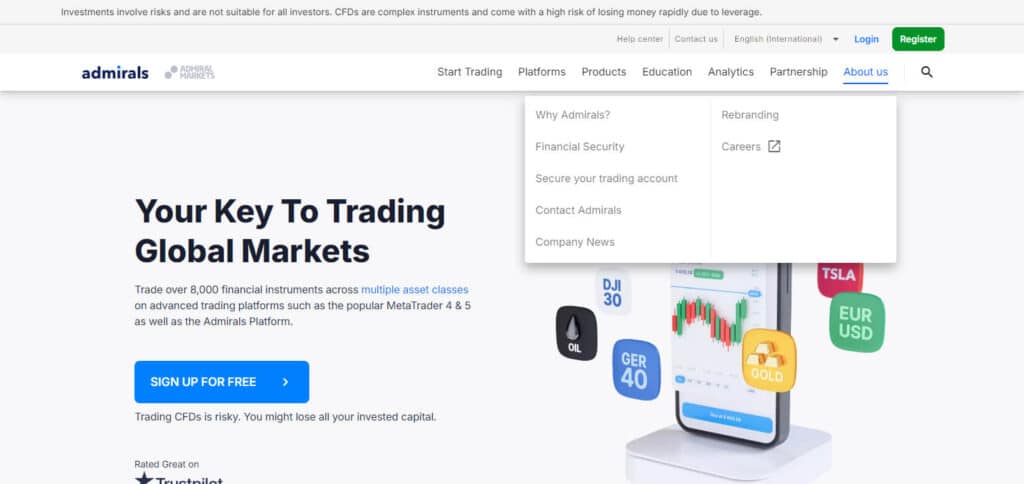 Admiral Markets Forex Brokers For Bonds