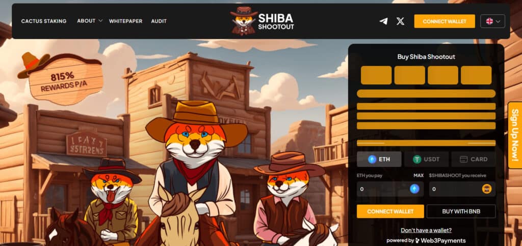 Shiba Shootout ($SHIBASHOOT) Performing ICO Crypto Coins