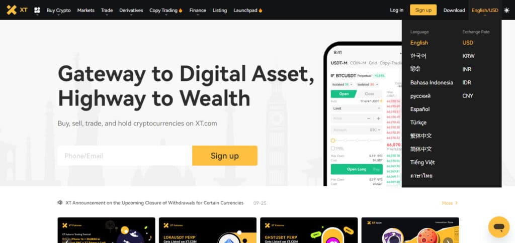 XT.COM Crypto Exchanges In Estonia