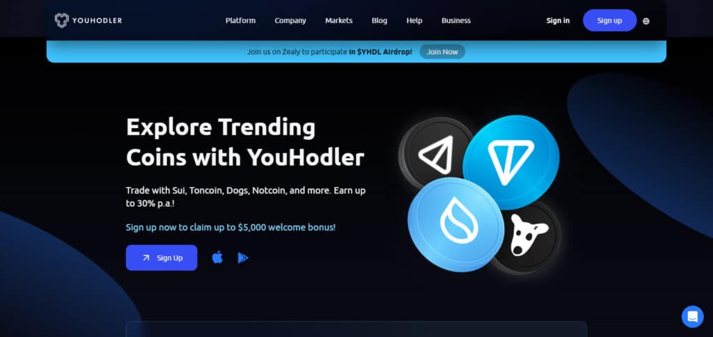 YouHodler Crypto & Bitcoin Loan Sites