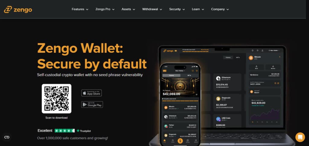 Zengo ERC20 Compatible Wallets