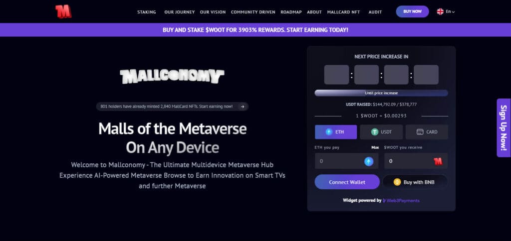 Mallconomy Best Presale Cryptos For October