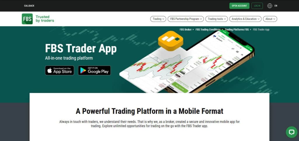 FBS Trader App Forex Trading App In South Africa