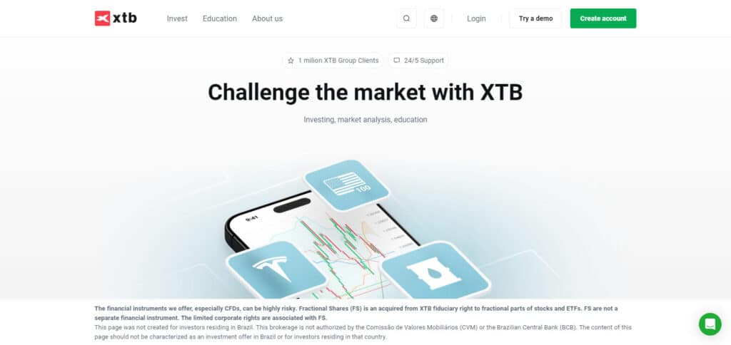 XTB Forex Brokers In India