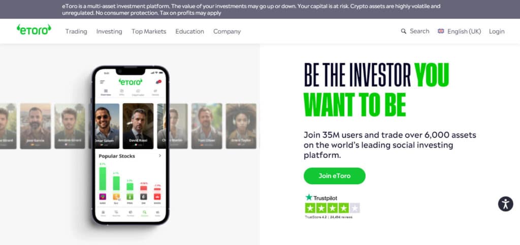 eToro Forex Signal Providers