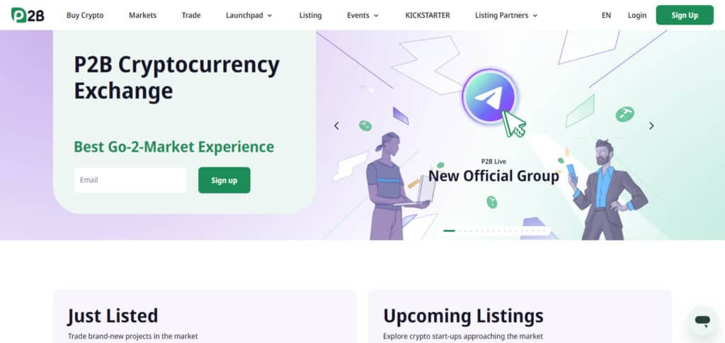 P2B Crypto Exchanges In Estonia