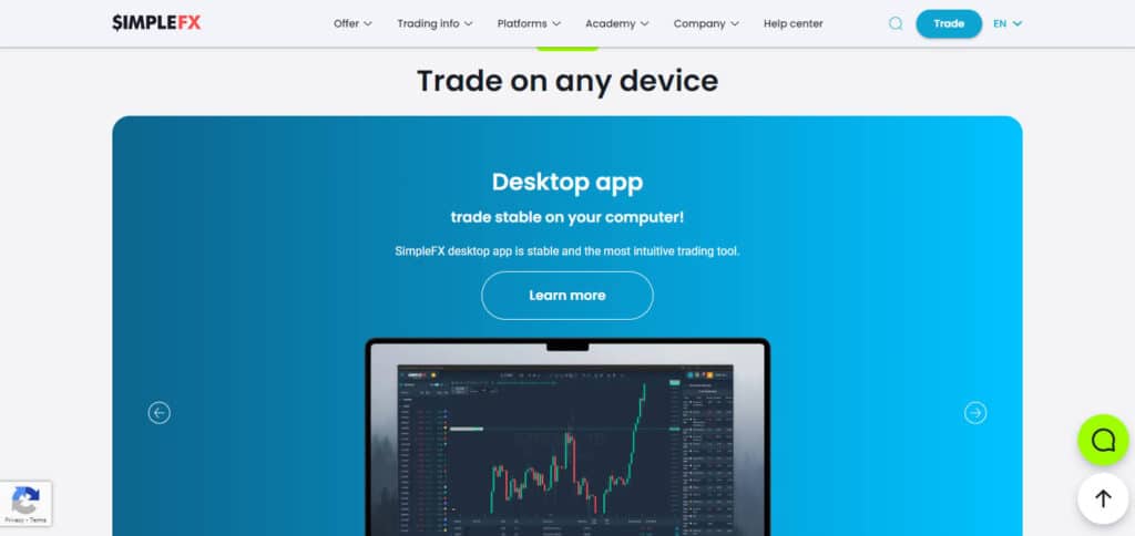 SimpleFX Crypto Exchanges In Uzbekistan
