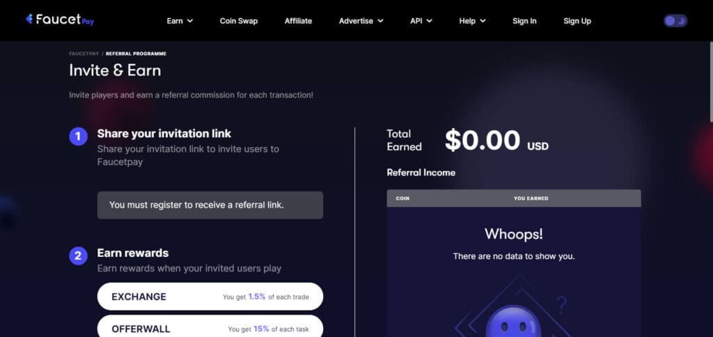 Faucetpay Crypto: Earn Free Crypto Easily 2024 ( Updated ) 5 FaucetPay Referral Program