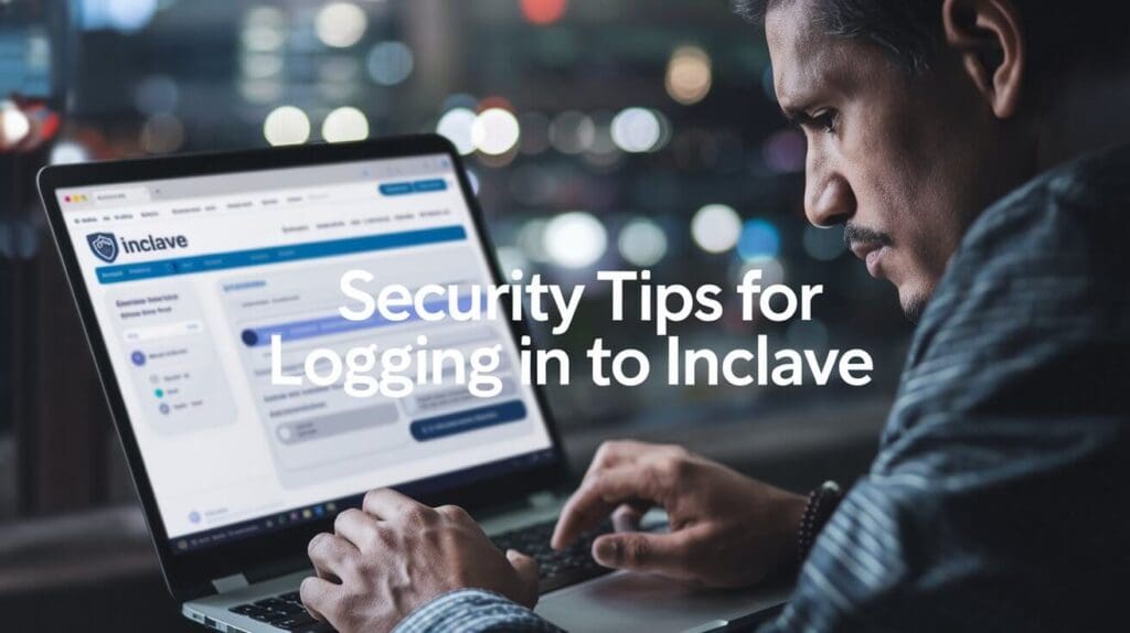 Security Tips for Logging in to Inclave