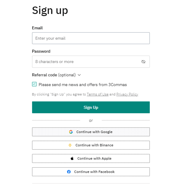 Sign Up