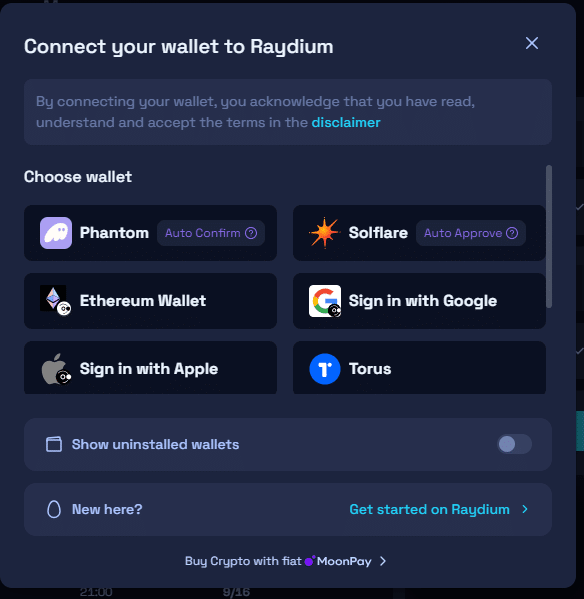 How to Sign Up on Raydium Exchange?