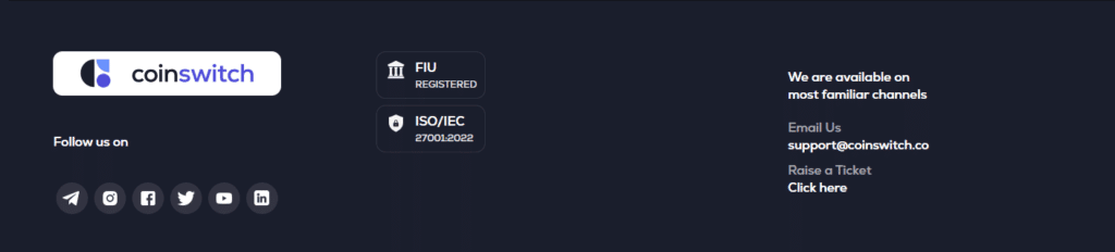 Coinswitch Exchange Review: Features & Pros & Cons For 2024 4 CoinSwitch Customer Support