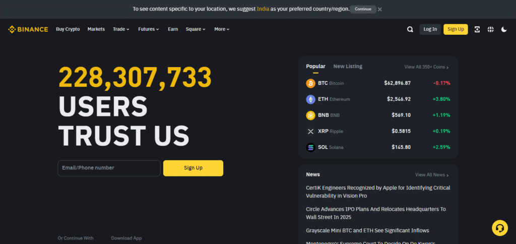 Atlantis Alternative Exchange Binance