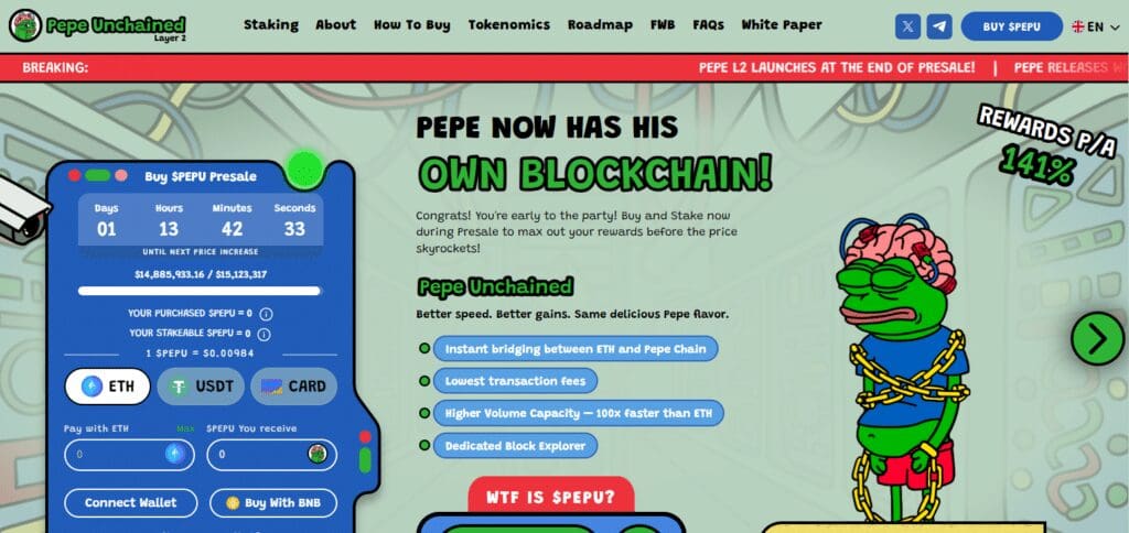 What Is PEPE Unchained?