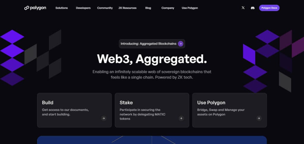 Polygon Best Layer 2 Crypto Networks