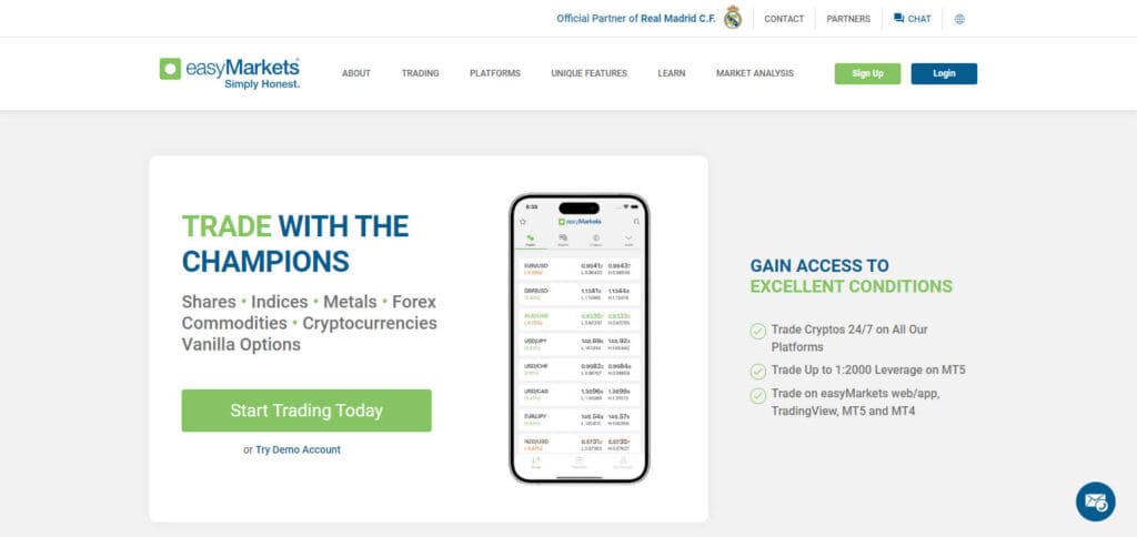 easyMarkets IIROC-Regulated Forex Brokers