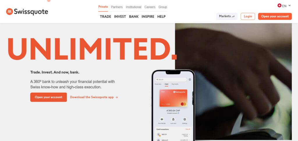 Swissquote Forex brokers for Swiss stocks 