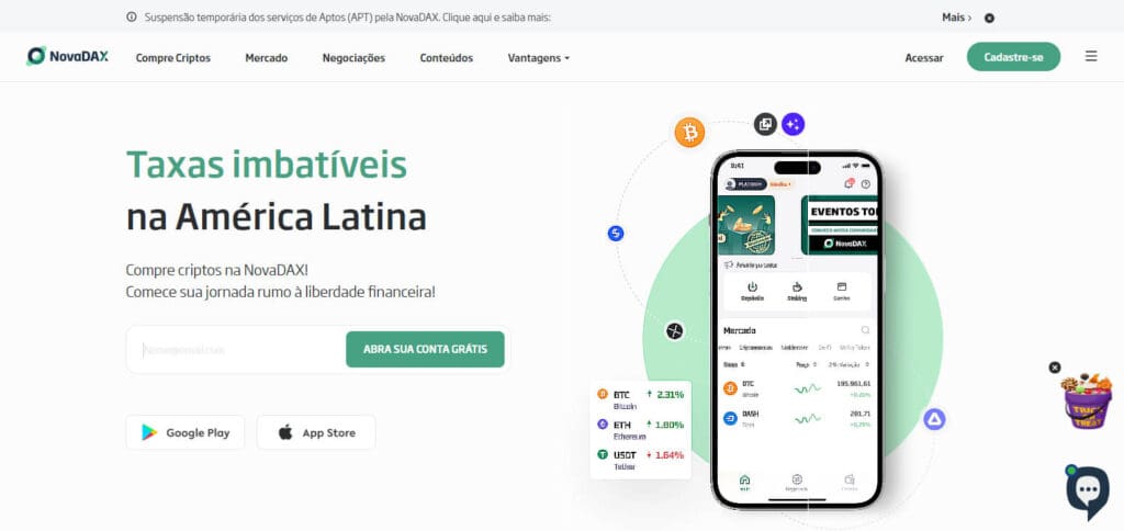NovaDAX Pepe Coin Exchanges