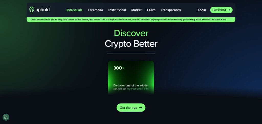Uphold Crypto Exchanges in United Arab Emirates