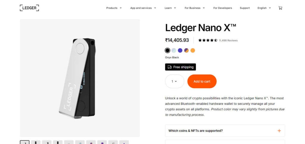 10 Best Crypto Wallet With Lowest Fees 2 Ledger Nano X Crypto Wallet With Lowest Fees