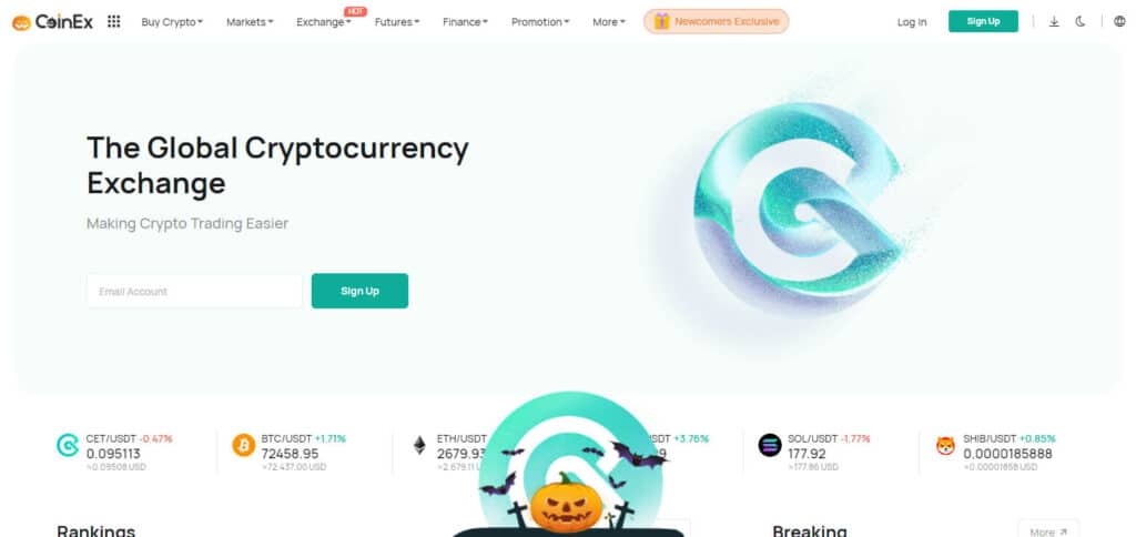 CoinEX Pepe Coin Exchanges