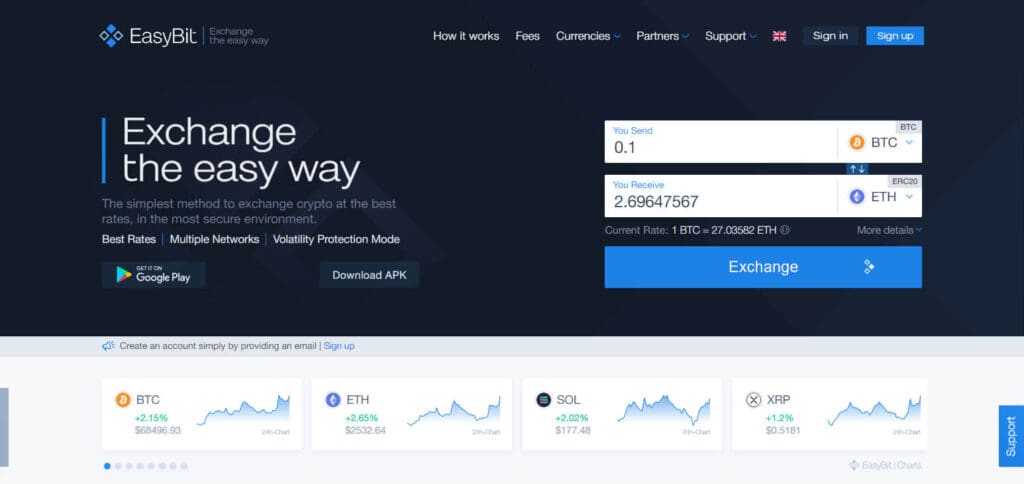 EasyBit Crypto Exchanges in Comoros 