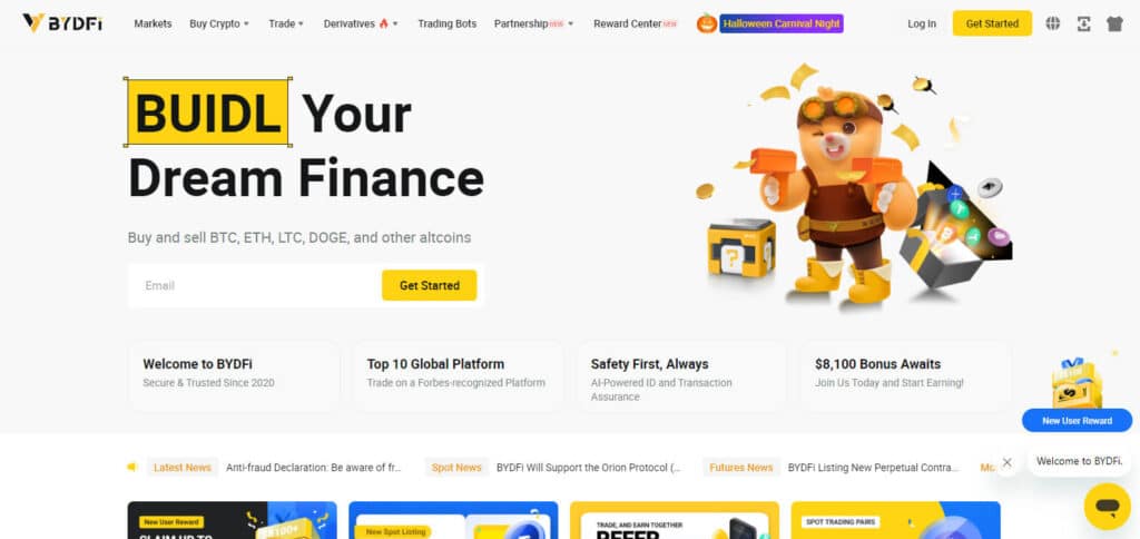 BYDFi Crypto Exchanges in Comoros 