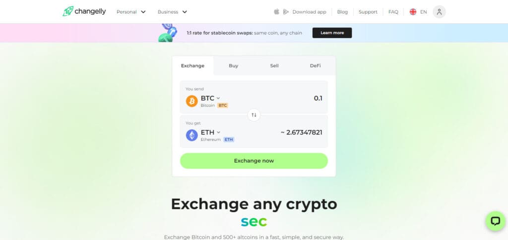 Changelly Crypto Exchanges in Comoros 