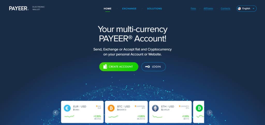 Payeer  Crypto Exchanges in Comoros 