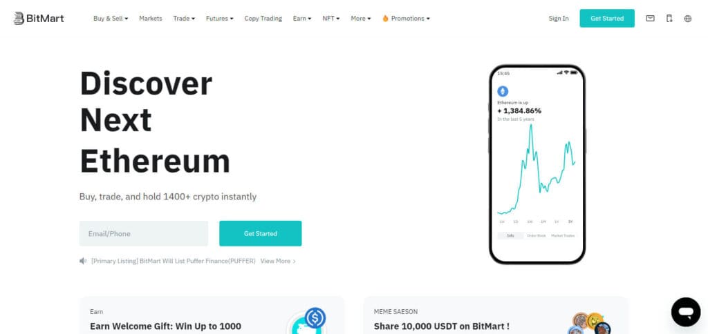 BitMart Crypto Exchanges In  Sierra Leone