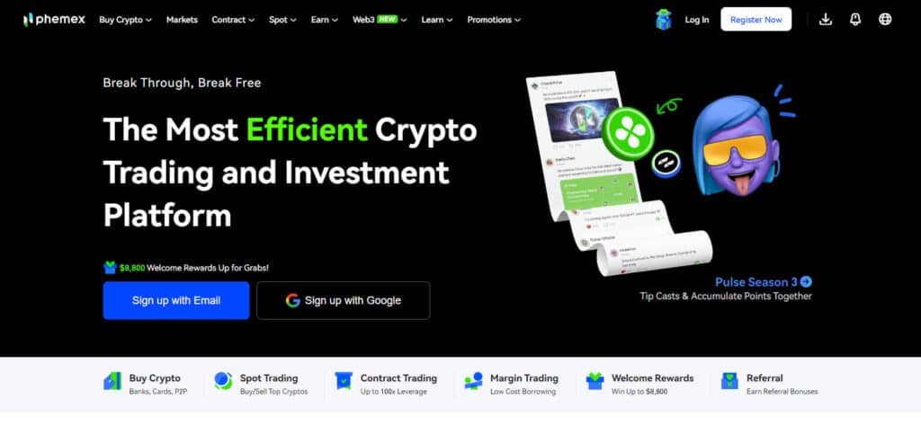 Phemex Crypto Exchanges In Bahrain