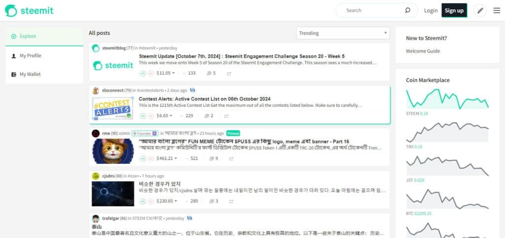 Steemit Websites That Pay You To Write On Cryptocurrency