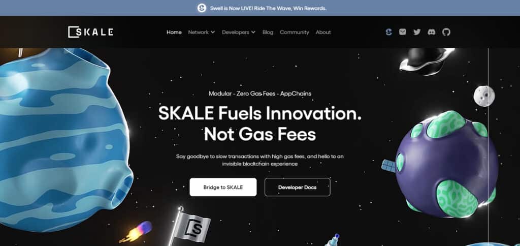 SKALE Best Layer 2 Crypto Networks